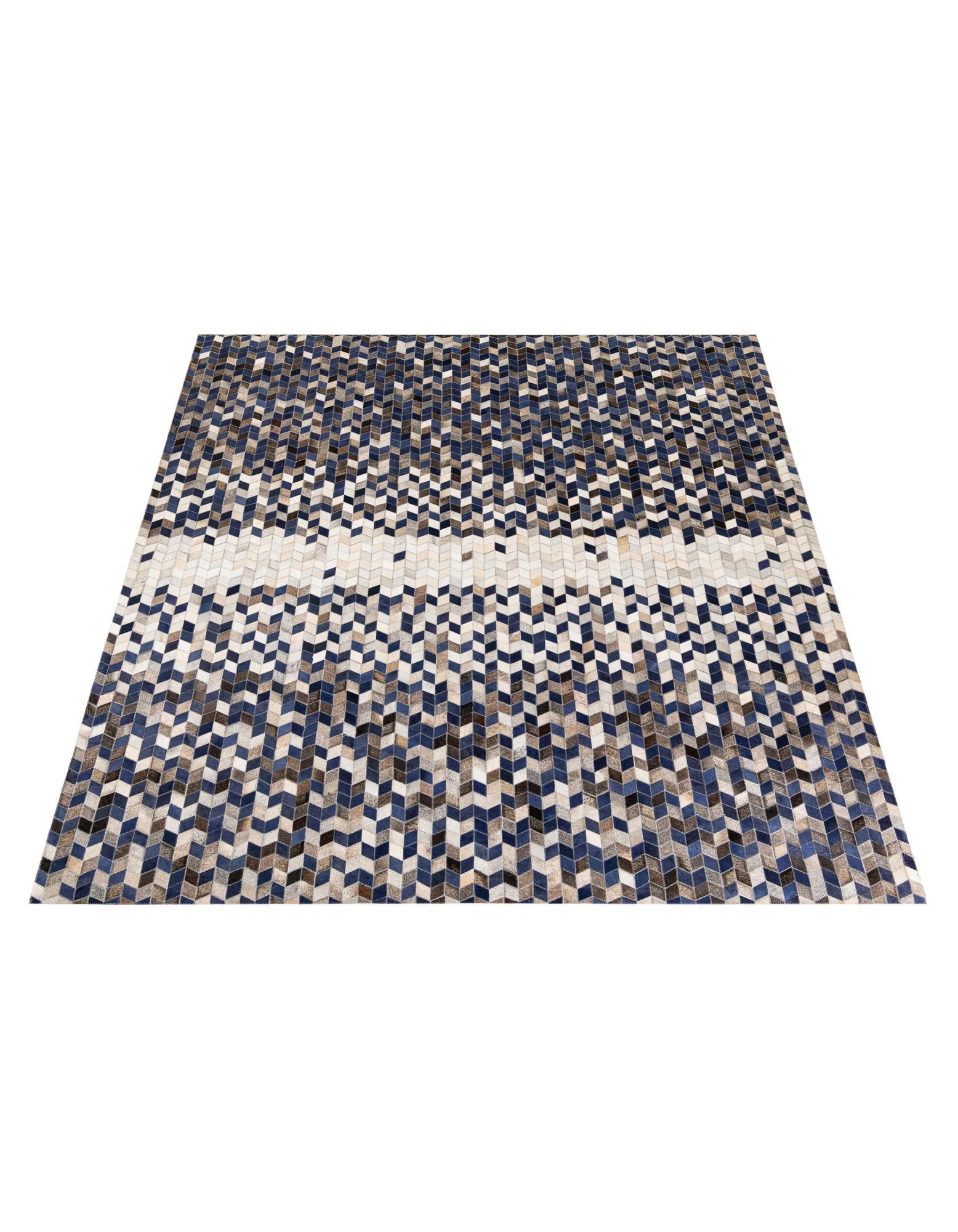 8' 1 x 9' 11 Cowhide Stocks Rug