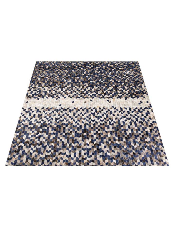 8' 1 x 9' 11 Cowhide Stocks Rug