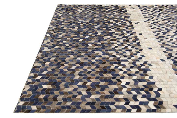 8' 1 x 9' 11 Cowhide Stocks Rug