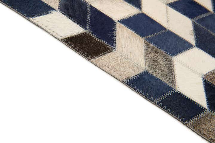 8' 1 x 9' 11 Cowhide Stocks Rug
