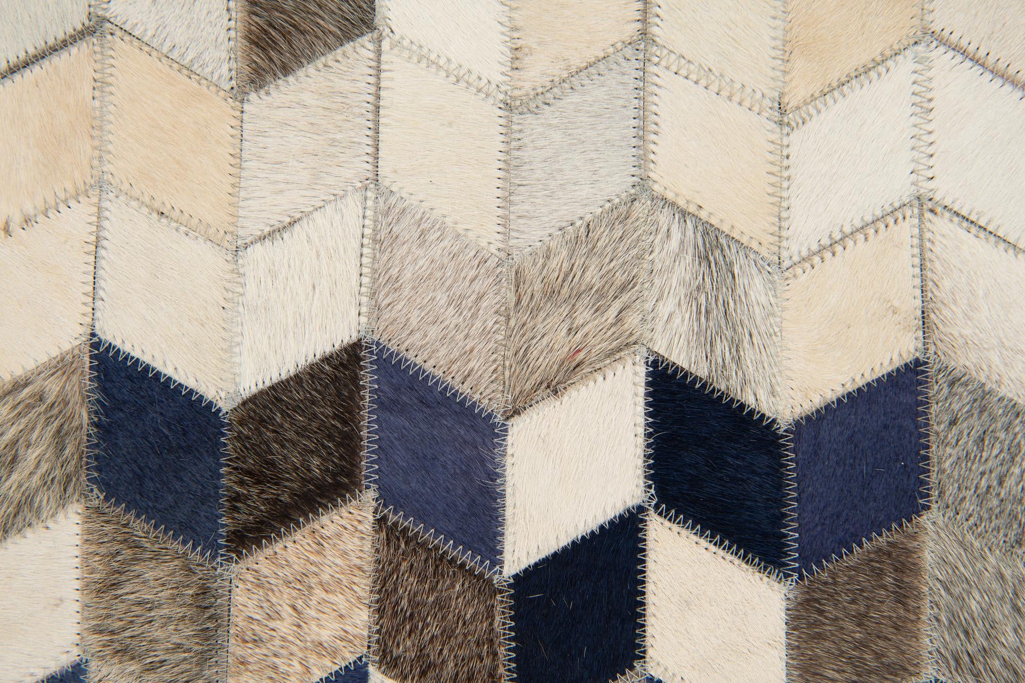 8' 1 x 9' 11 Cowhide Stocks Rug