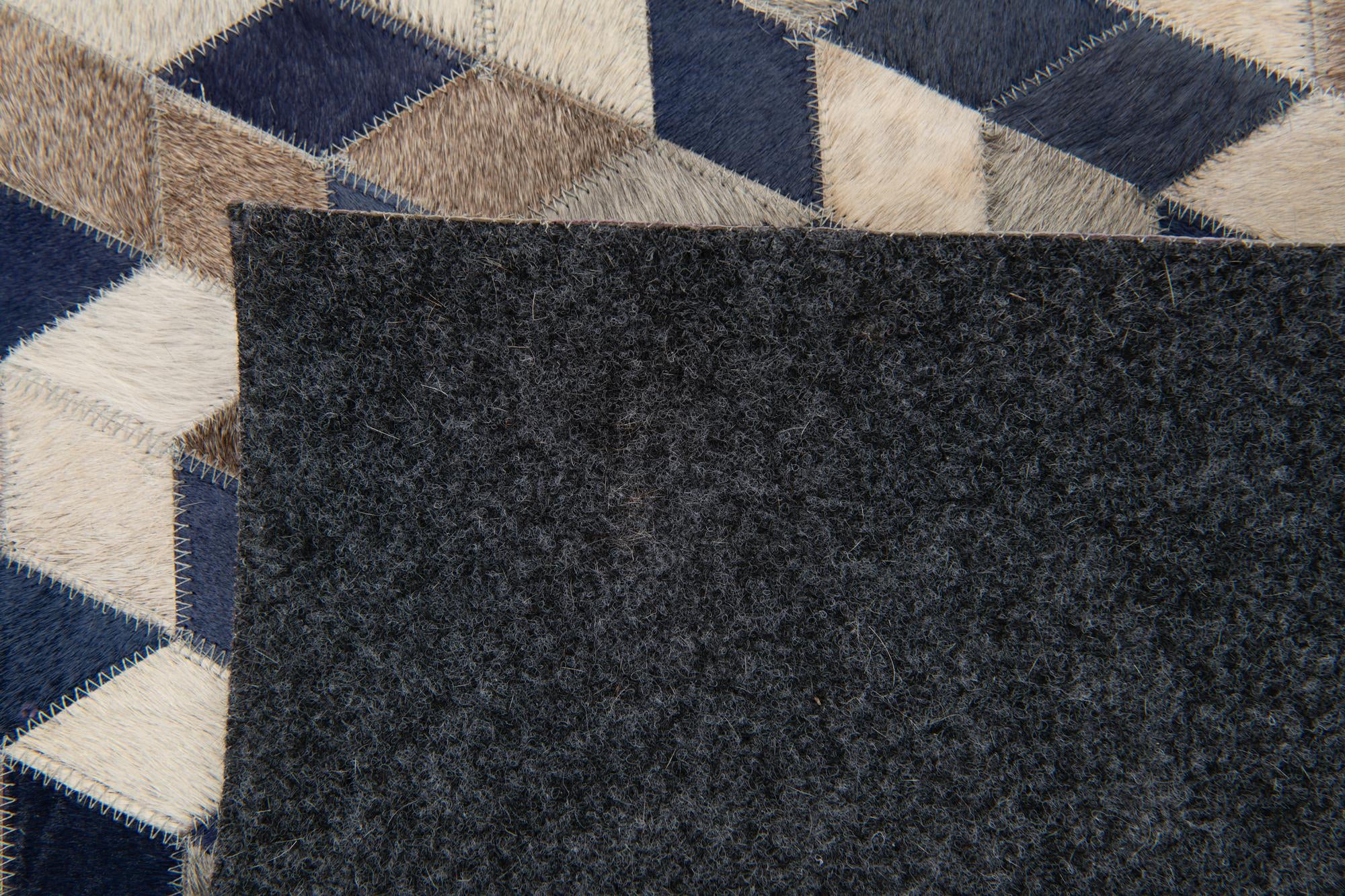 8' 1 x 9' 11 Cowhide Stocks Rug