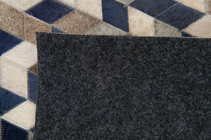 8' 1 x 9' 11 Cowhide Stocks Rug