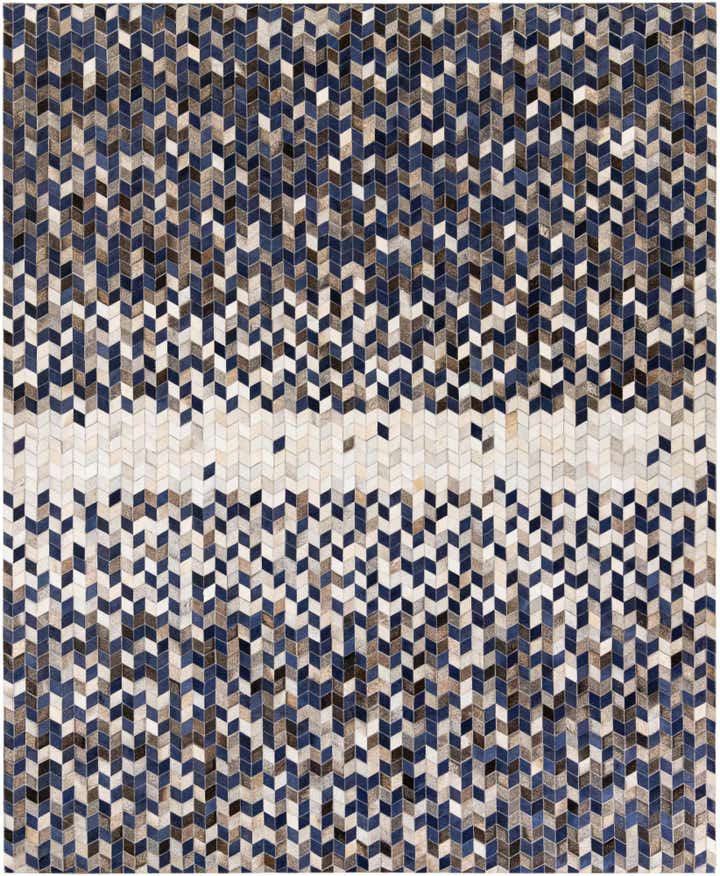8' 1 x 9' 11 Cowhide Stocks Rug