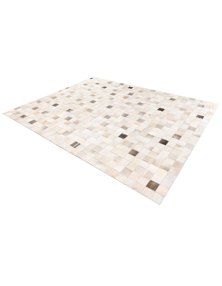 Detail image of 8' x 9' 10 Cowhide Stocks Rug