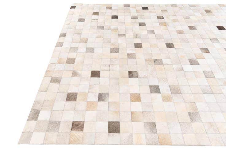 Detail image of 8' x 9' 10 Cowhide Stocks Rug
