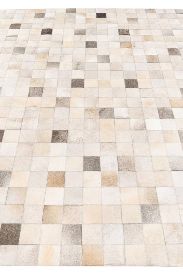 Detail image of 8' x 9' 10 Cowhide Stocks Rug