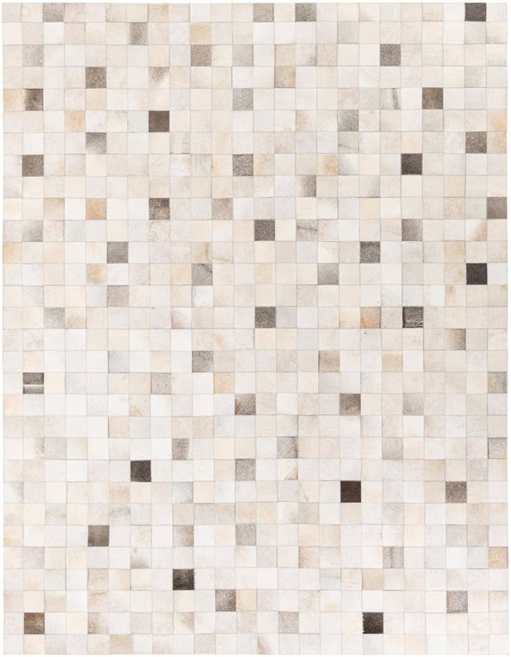 Detail image of 8' x 9' 10 Cowhide Stocks Rug