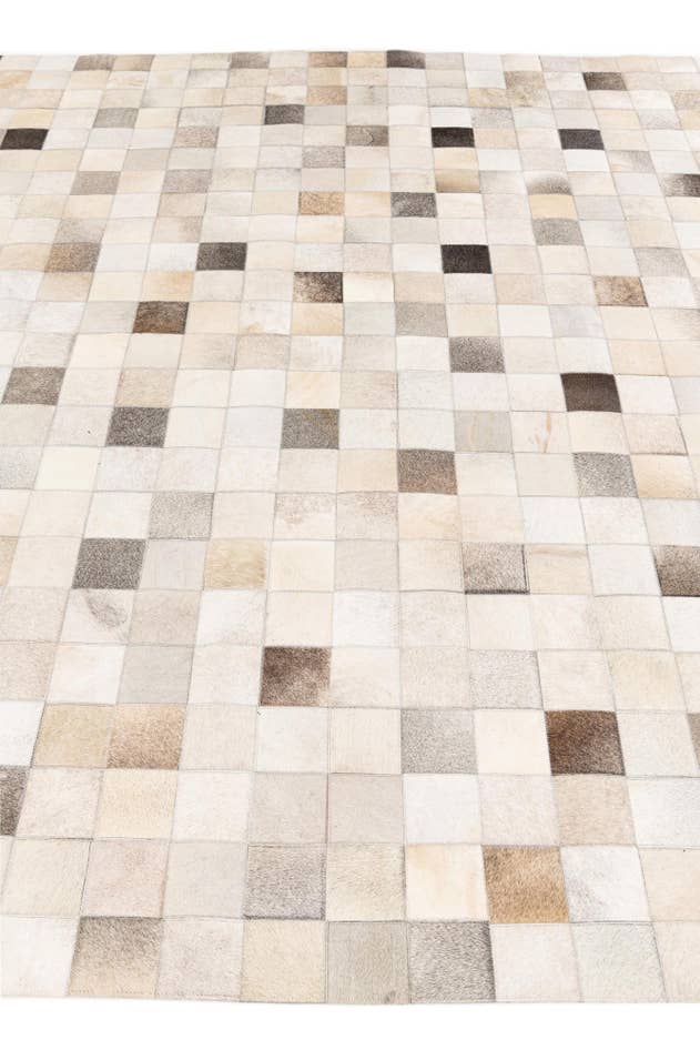 Detail image of 8' x 9' 11 Cowhide Stocks Rug