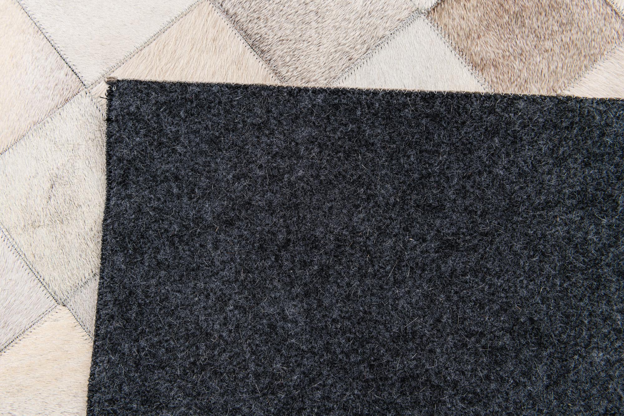 8' x 9' 11 Cowhide Stocks Rug