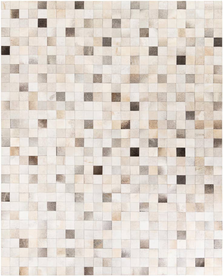 Detail image of 8' x 9' 11 Cowhide Stocks Rug