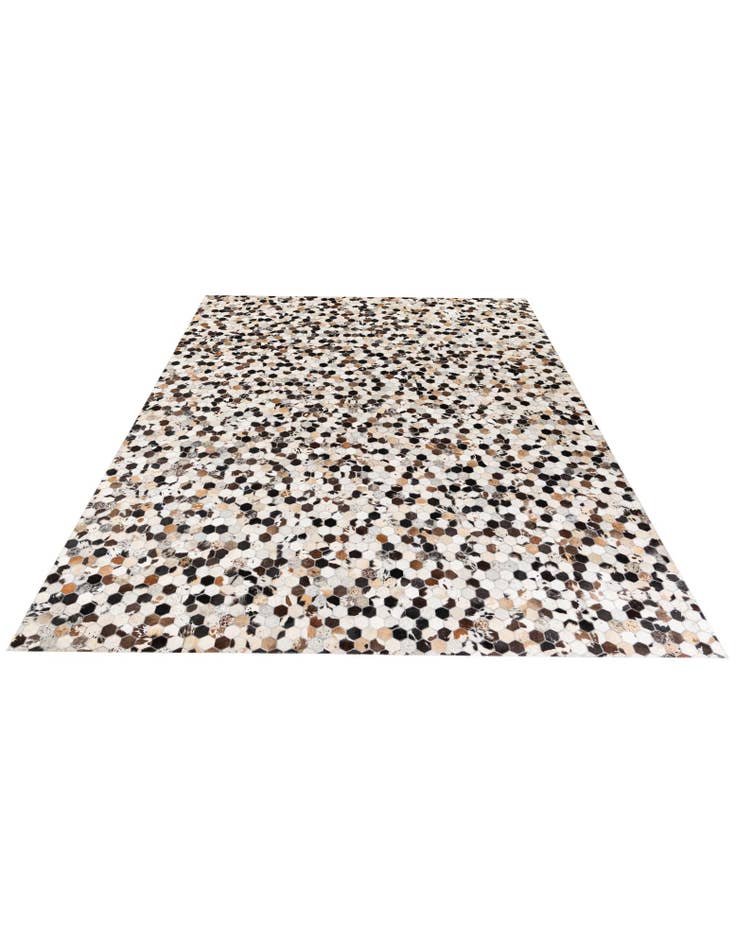 Detail image of 8' x 9' 11 Cowhide Stocks Rug