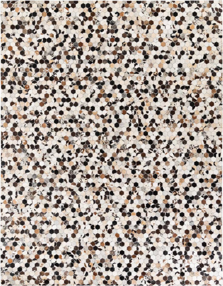Detail image of 8' x 9' 11 Cowhide Stocks Rug