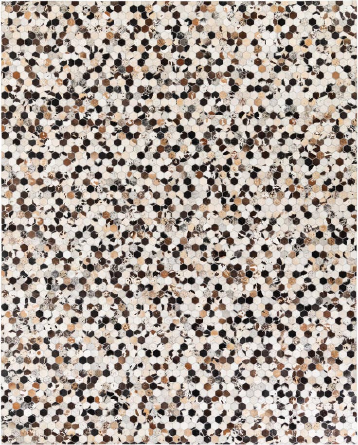 Detail image of 8' x 9' 11 Cowhide Stocks Rug