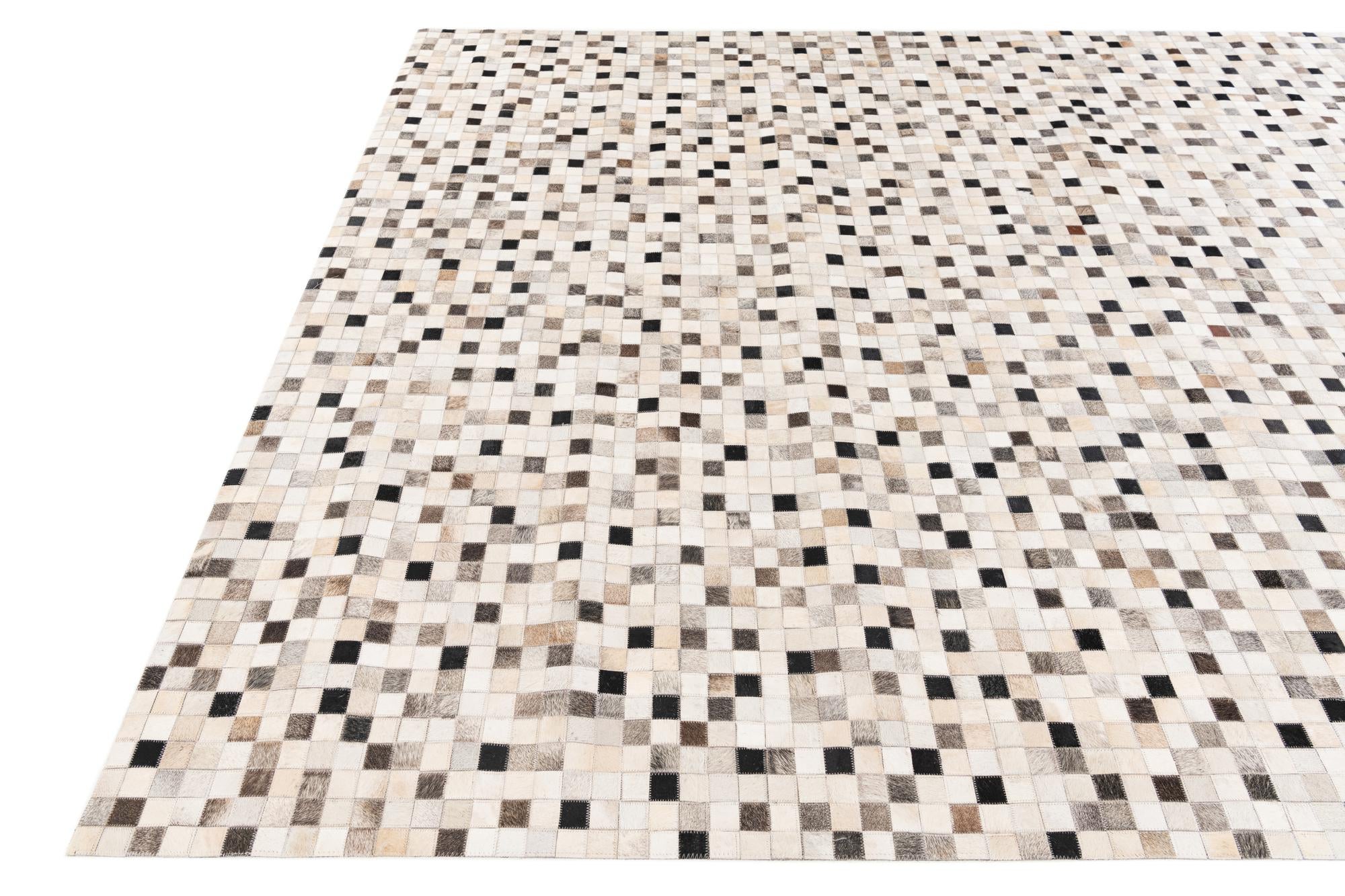 8' x 10' Cowhide Stocks Rug