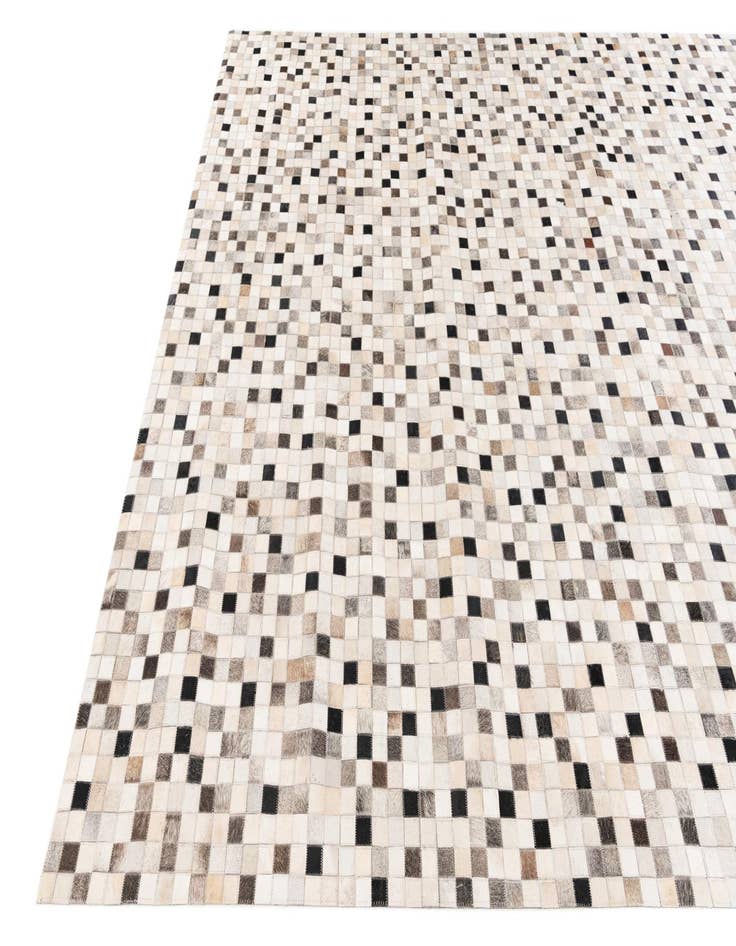 Detail image of 8' x 10' Cowhide Stocks Rug