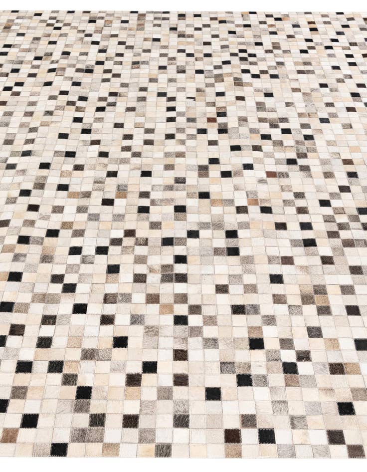 Detail image of 8' x 10' Cowhide Stocks Rug