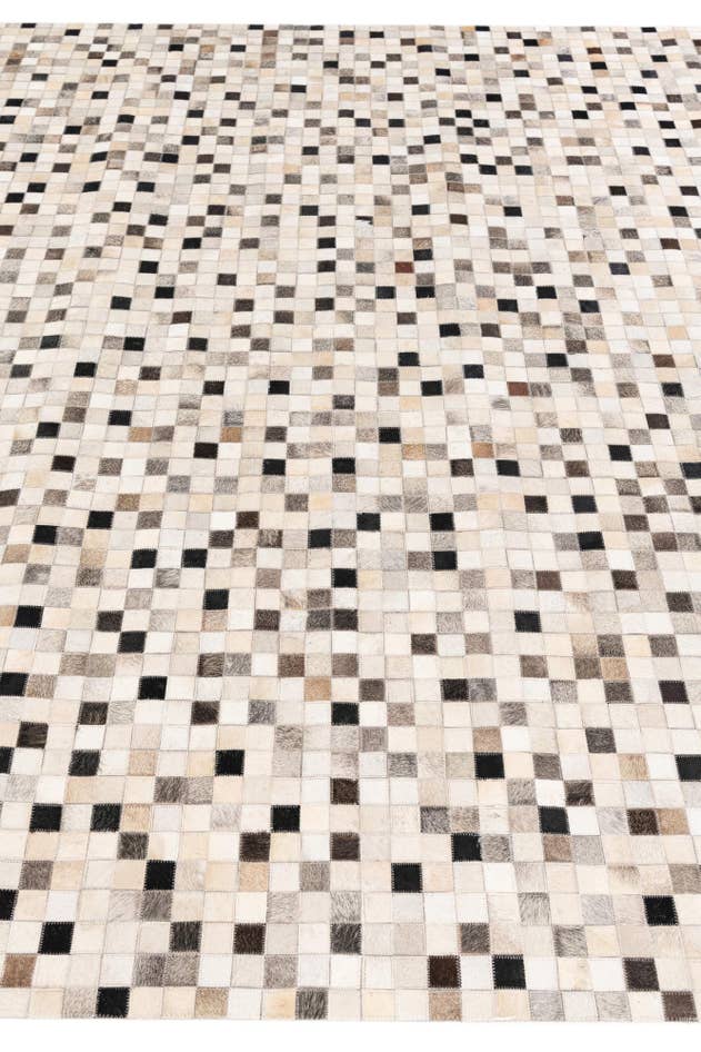 Detail image of 8' x 10' Cowhide Stocks Rug