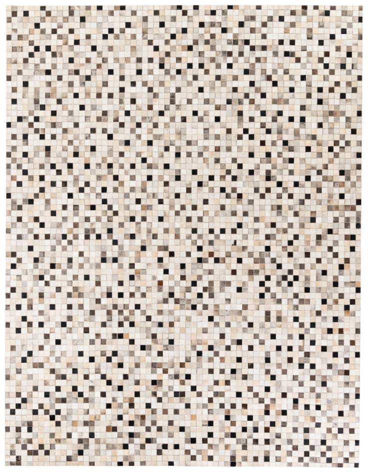 Detail image of 8' x 10' Cowhide Stocks Rug
