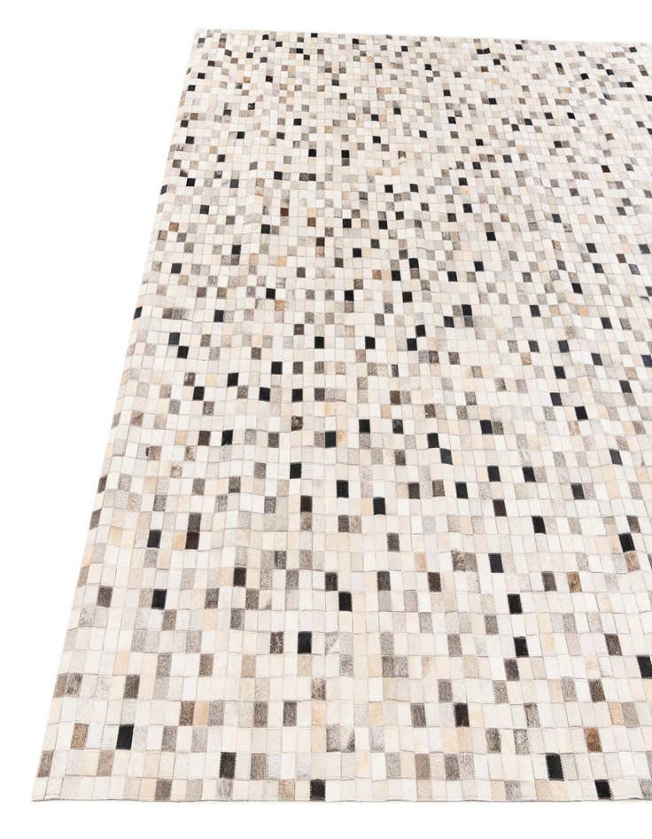 Detail image of 8' x 9' 10 Cowhide Stocks Rug