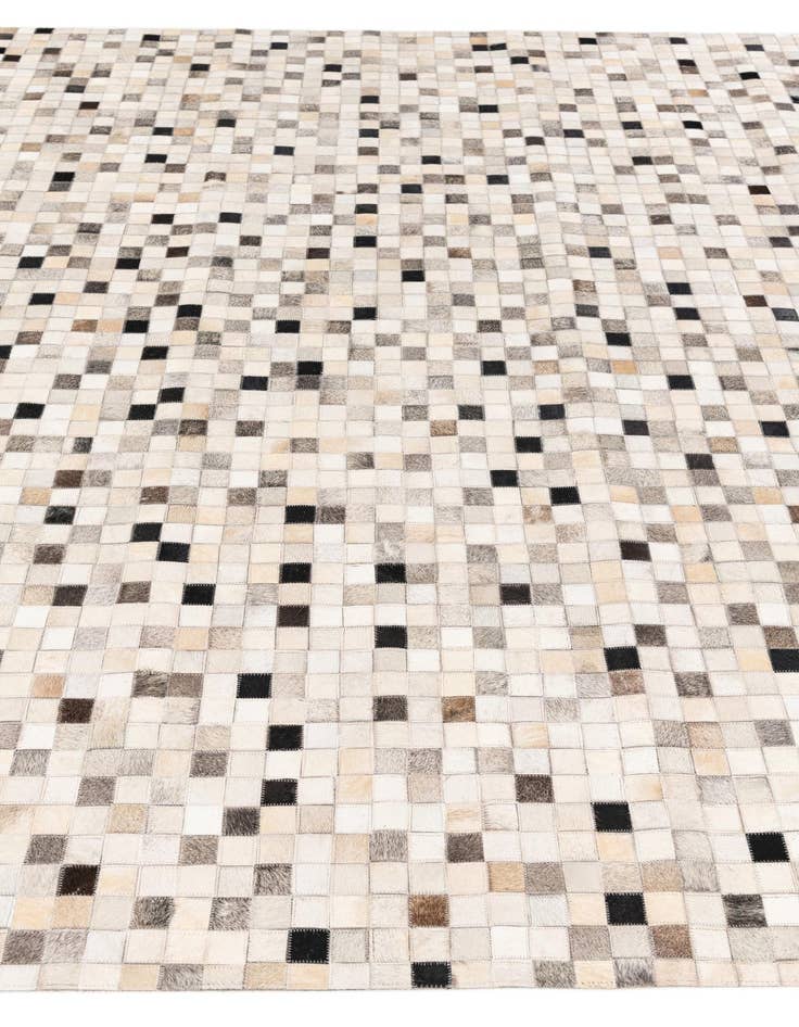 Detail image of 8' x 9' 10 Cowhide Stocks Rug