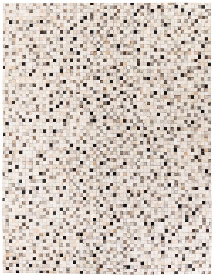 Detail image of 8' x 9' 10 Cowhide Stocks Rug