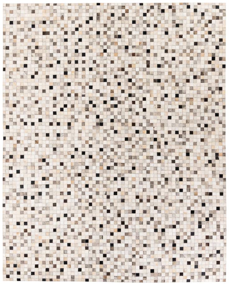 Detail image of 8' x 9' 10 Cowhide Stocks Rug