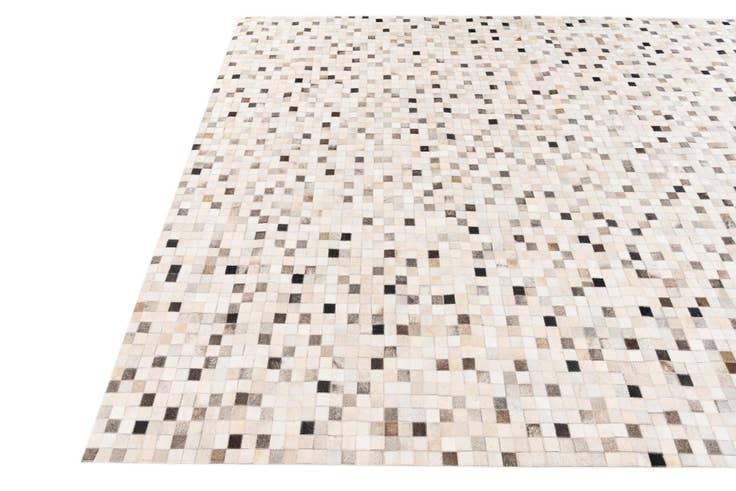 Detail image of 8' x 9' 11 Cowhide Stocks Rug