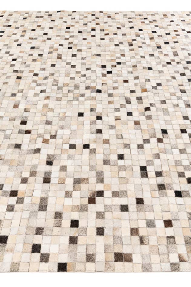 Detail image of 8' x 10' Cowhide Stocks Rug