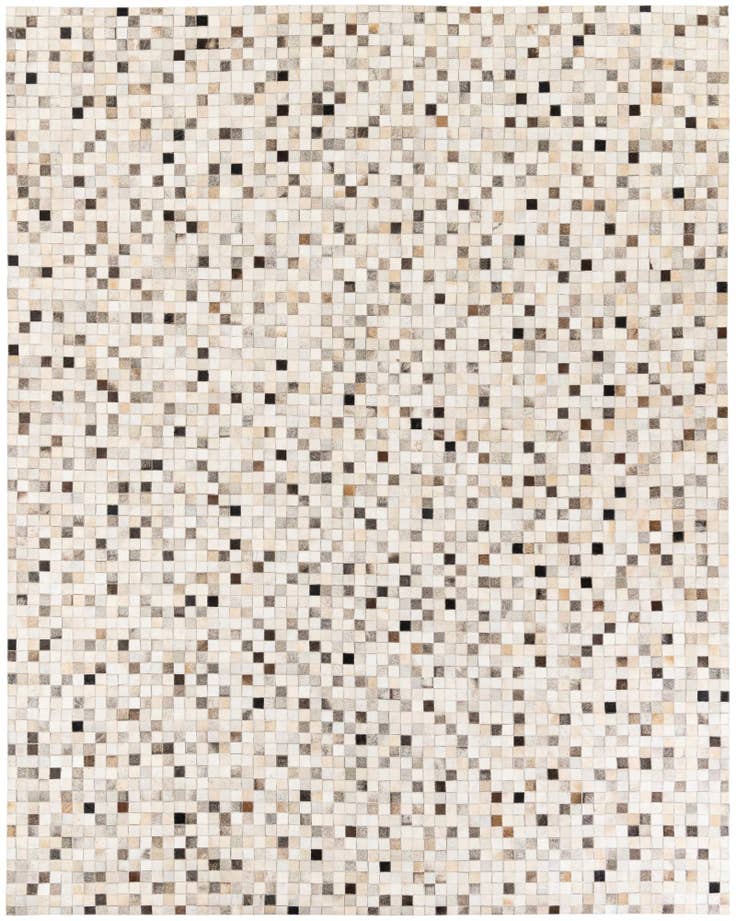 Detail image of 8' x 10' Cowhide Stocks Rug