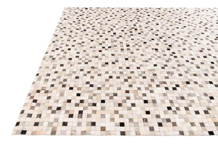 Detail image of 8' x 9' 10 Cowhide Stocks Rug