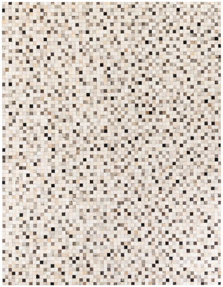 Detail image of 8' x 9' 10 Cowhide Stocks Rug