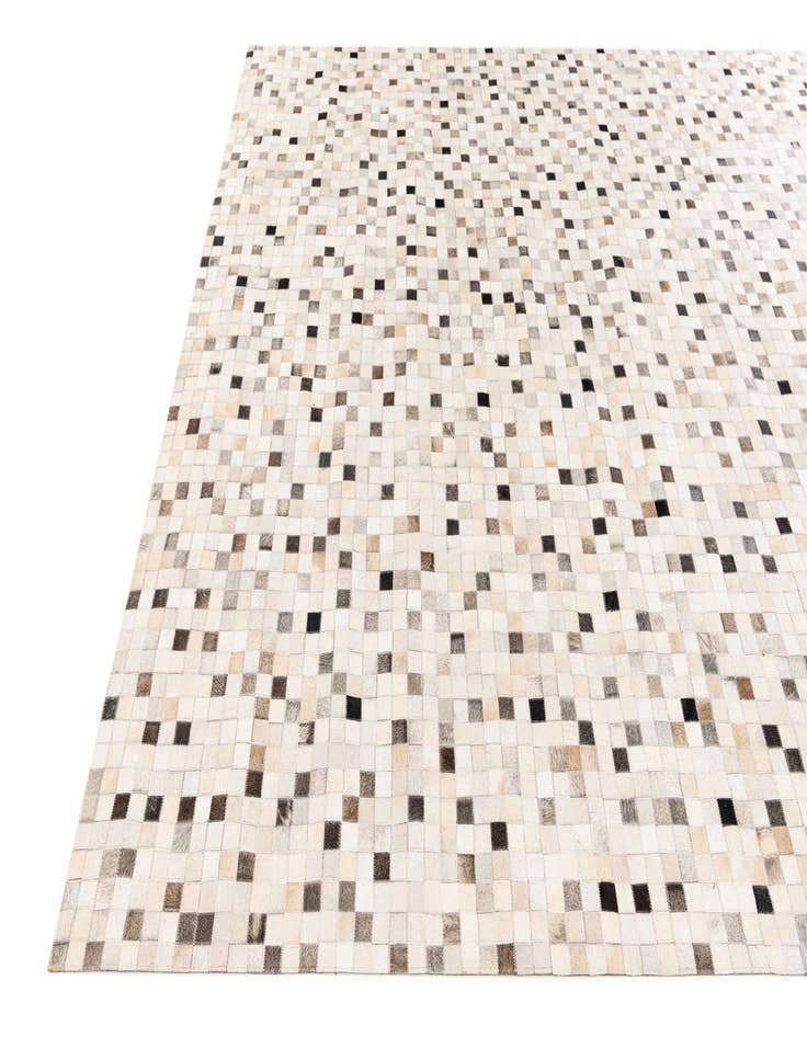 Detail image of 8' x 9' 10 Cowhide Stocks Rug