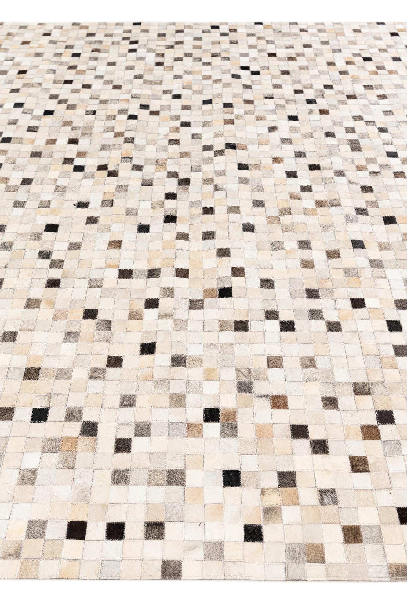8' x 9' 10 Cowhide Stocks Rug