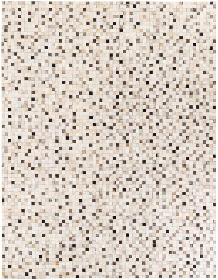 Detail image of 8' x 9' 10 Cowhide Stocks Rug