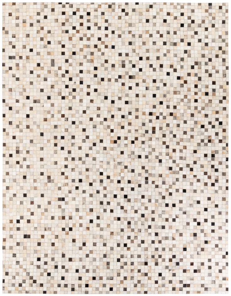 Detail image of 8' 1 x 9' 11 Cowhide Stocks Rug