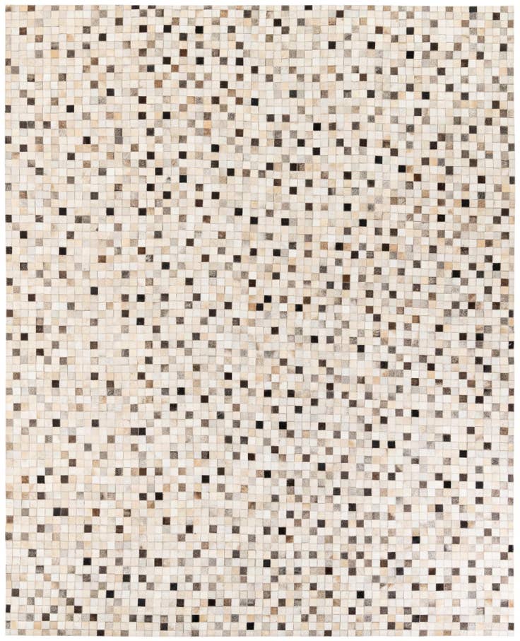 Detail image of 8' 1 x 9' 11 Cowhide Stocks Rug