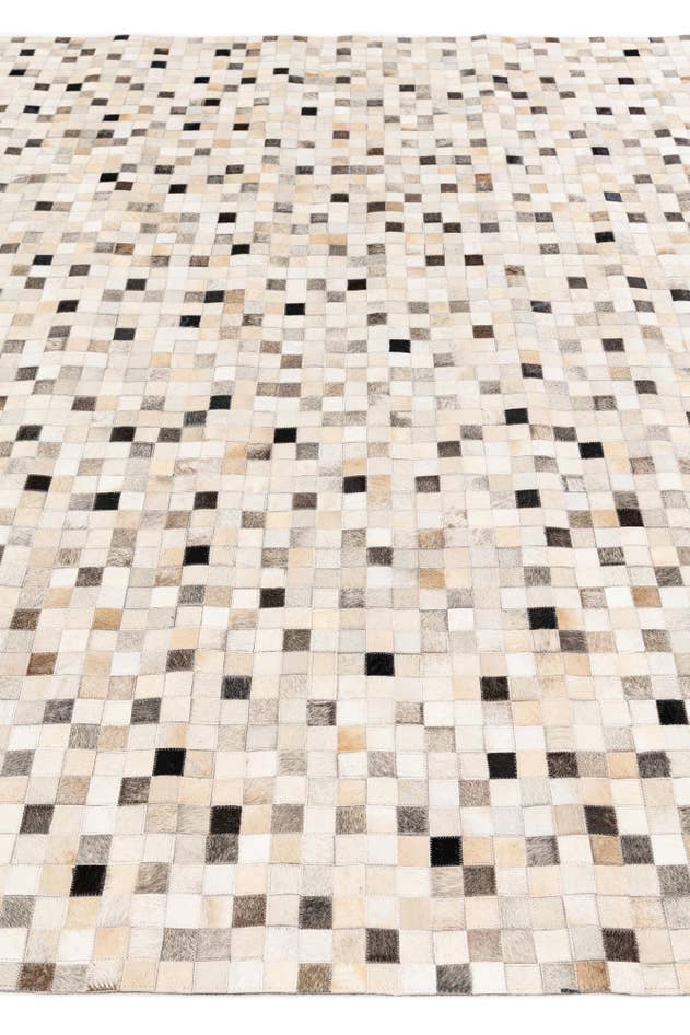 Detail image of 8' x 9' 10 Cowhide Stocks Rug