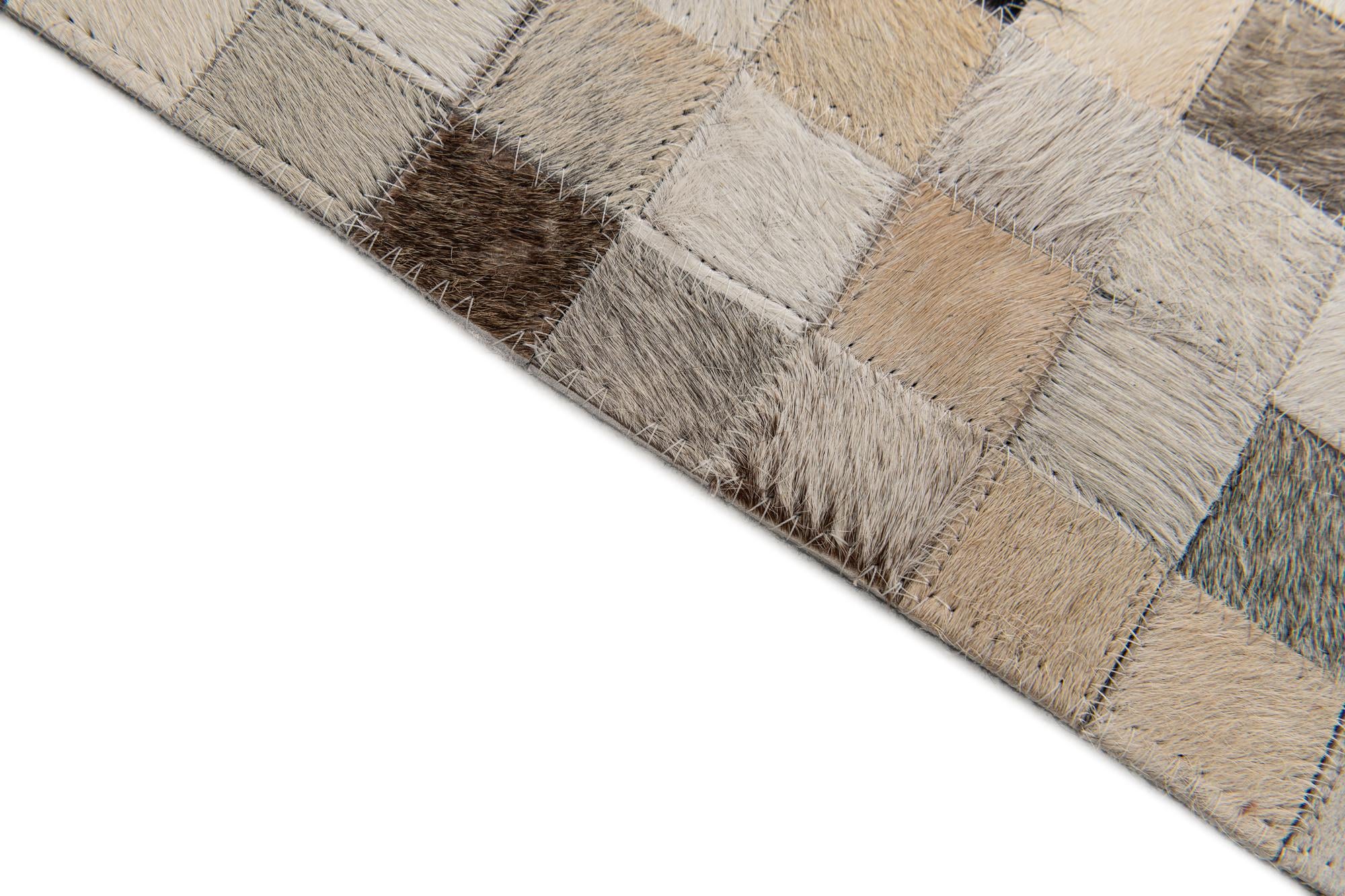 8' x 9' 10 Cowhide Stocks Rug