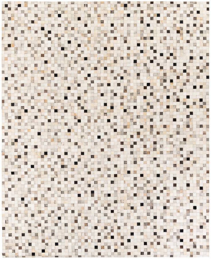 Detail image of 8' x 9' 10 Cowhide Stocks Rug