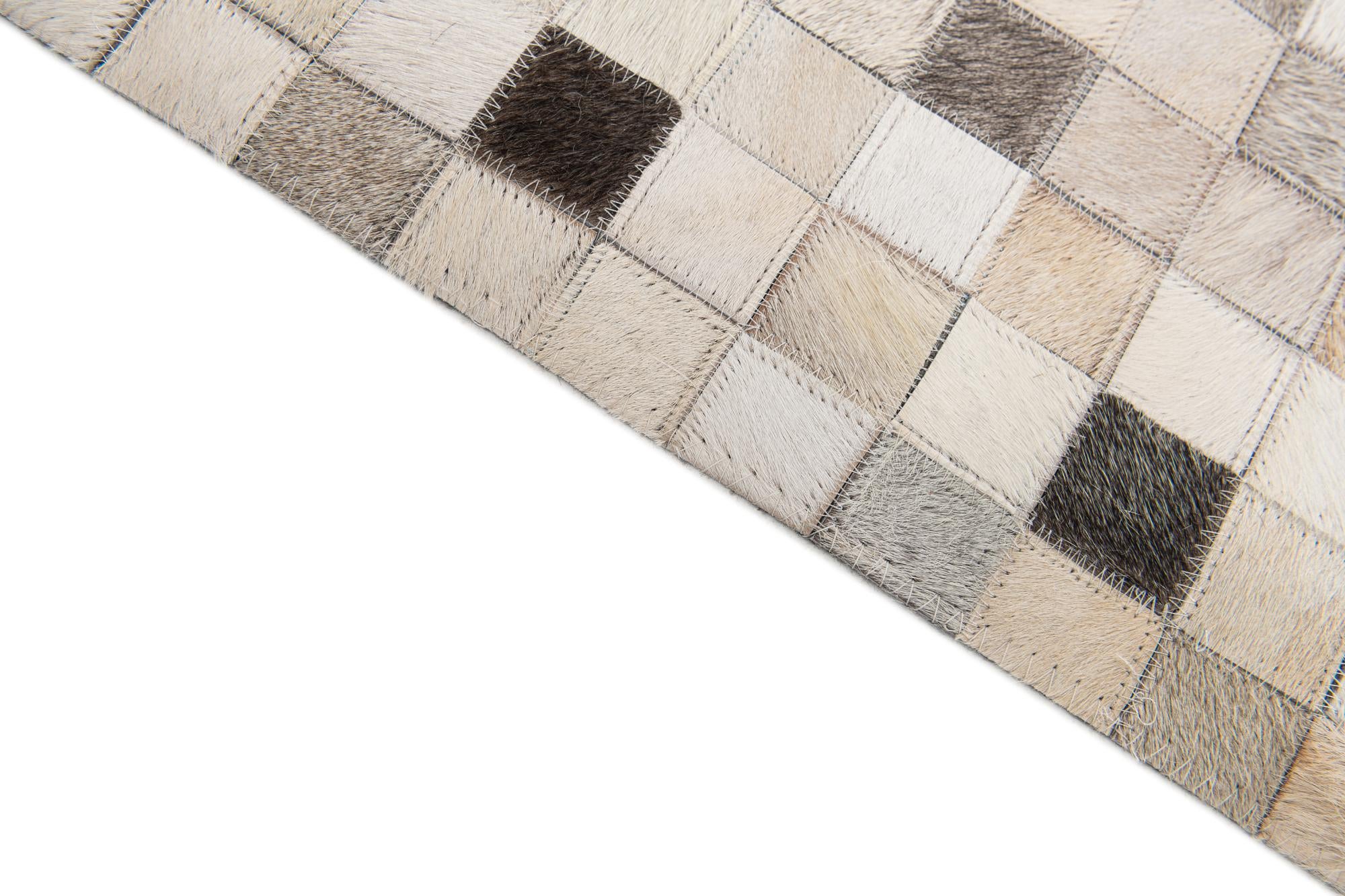 8' 1 x 10' Cowhide Stocks Rug
