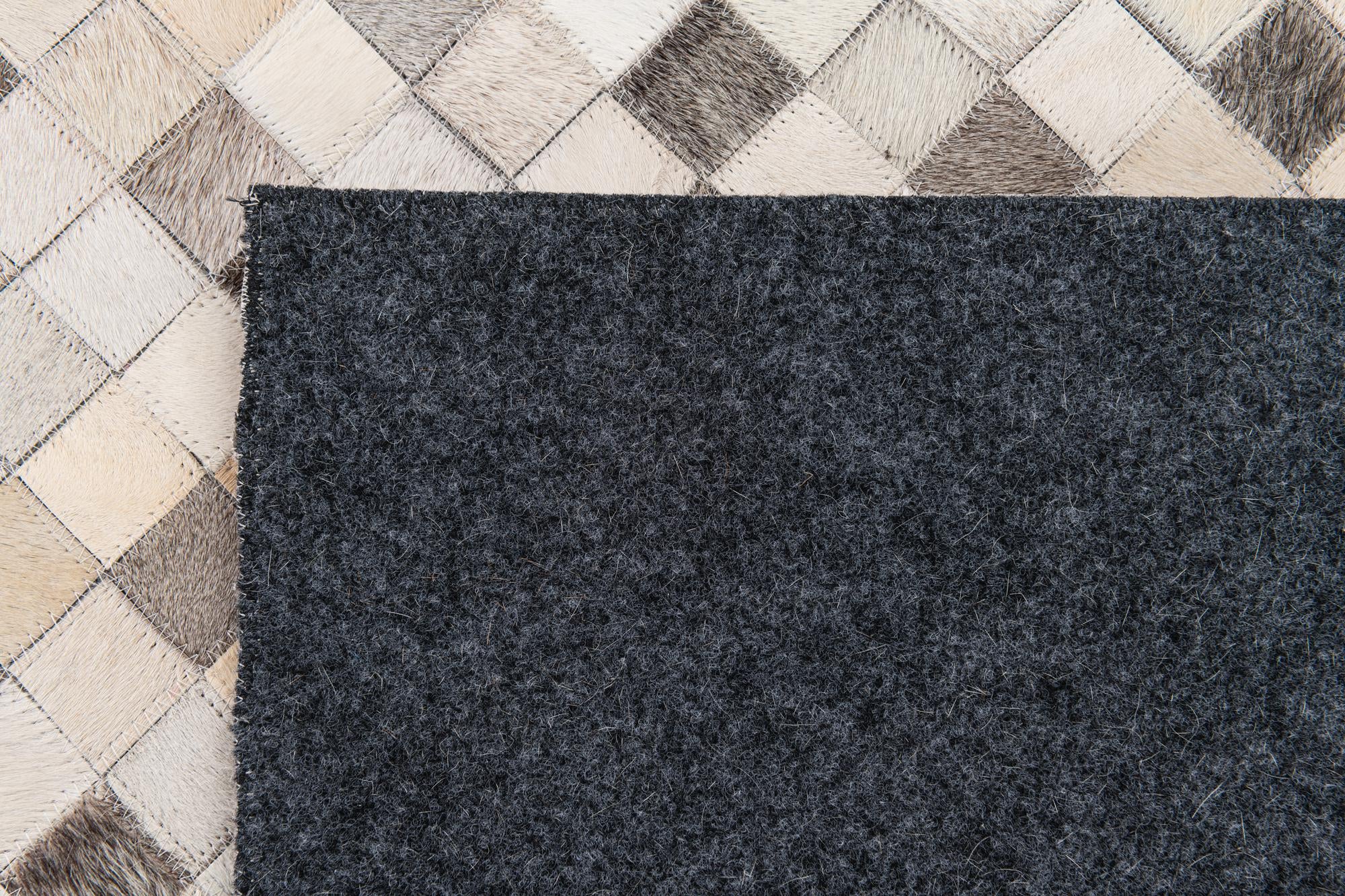 8' 1 x 10' Cowhide Stocks Rug