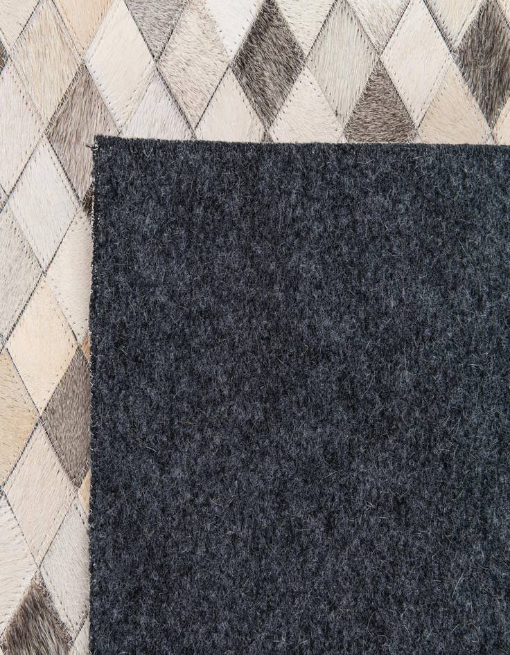 Detail image of 8' 1 x 10' Cowhide Stocks Rug