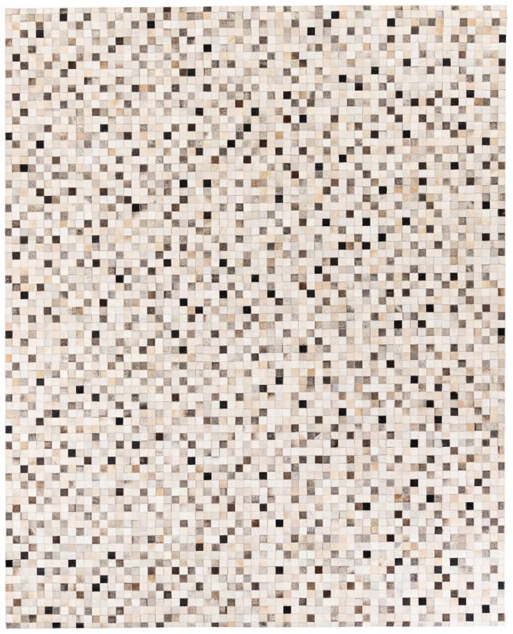 Detail image of 8' x 9' 11 Cowhide Stocks Rug