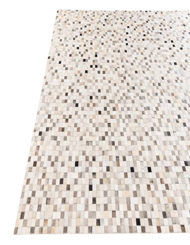 Detail image of 7' 11 x 9' 11 Cowhide Stocks Rug