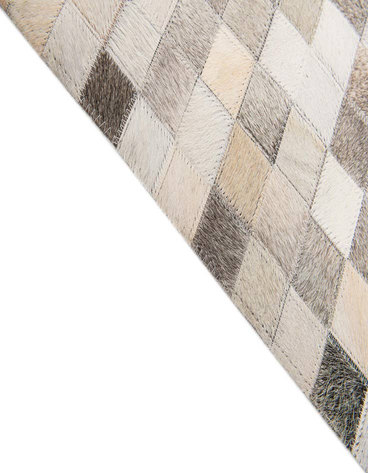 Detail image of 7' 11 x 9' 11 Cowhide Stocks Rug