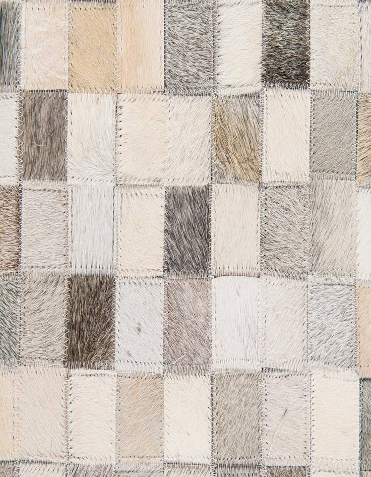 Detail image of 7' 11 x 9' 11 Cowhide Stocks Rug