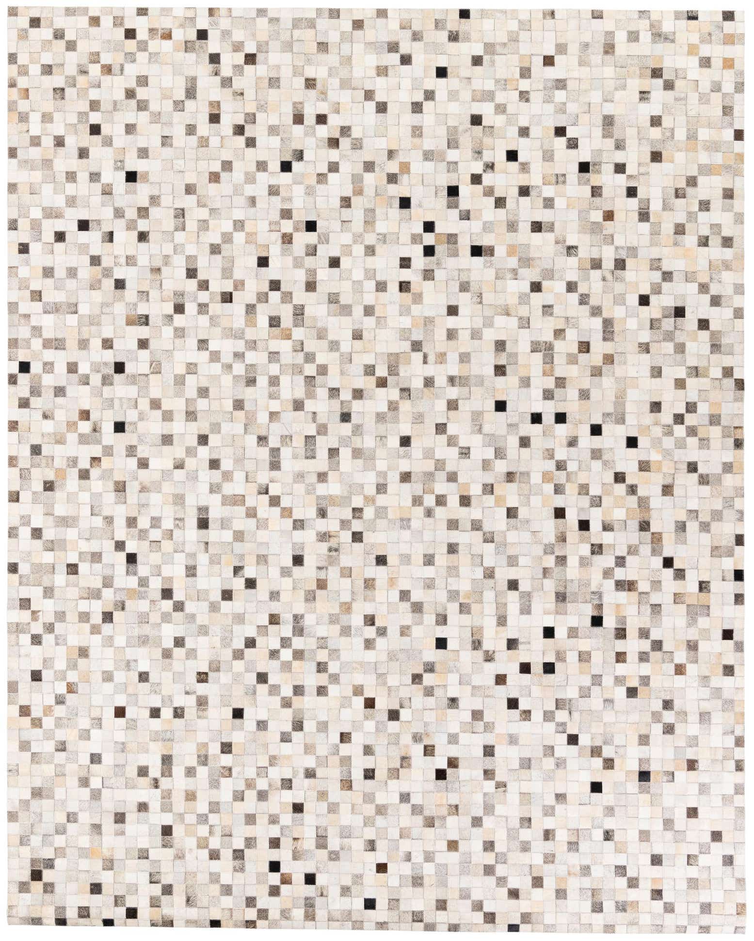 7' 11 x 9' 11 Cowhide Stocks Rug