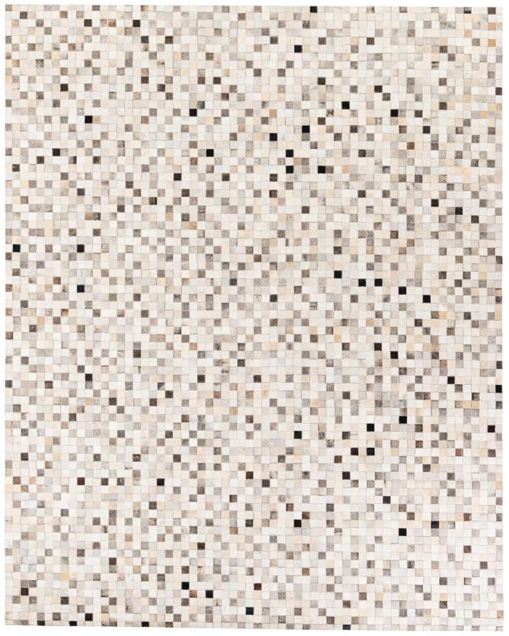 Detail image of 7' 11 x 9' 11 Cowhide Stocks Rug