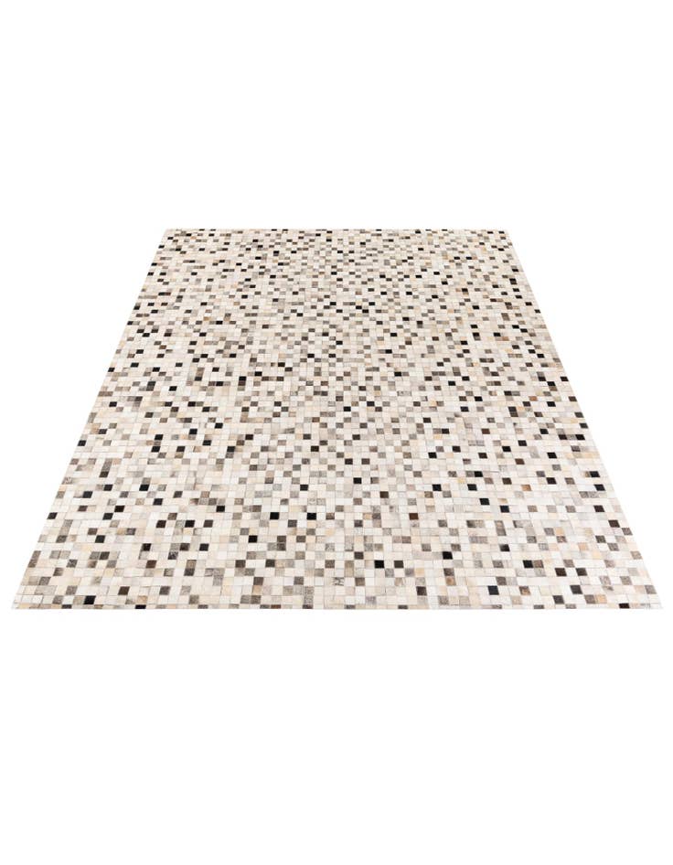 Detail image of 8' x 9' 9 Cowhide Stocks Rug